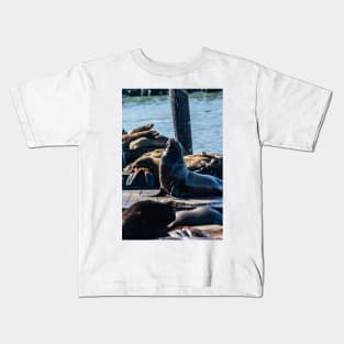 Black Sea Lion Kids T-Shirt